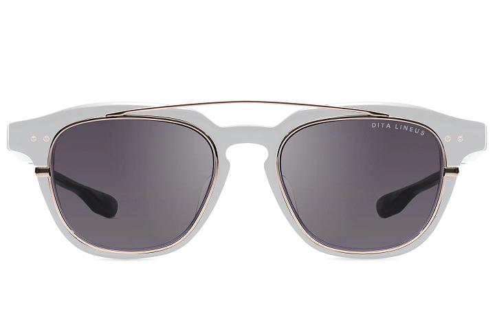 Dita Men's Lineus Clip Sunglasses White Gold YNE583167 USA